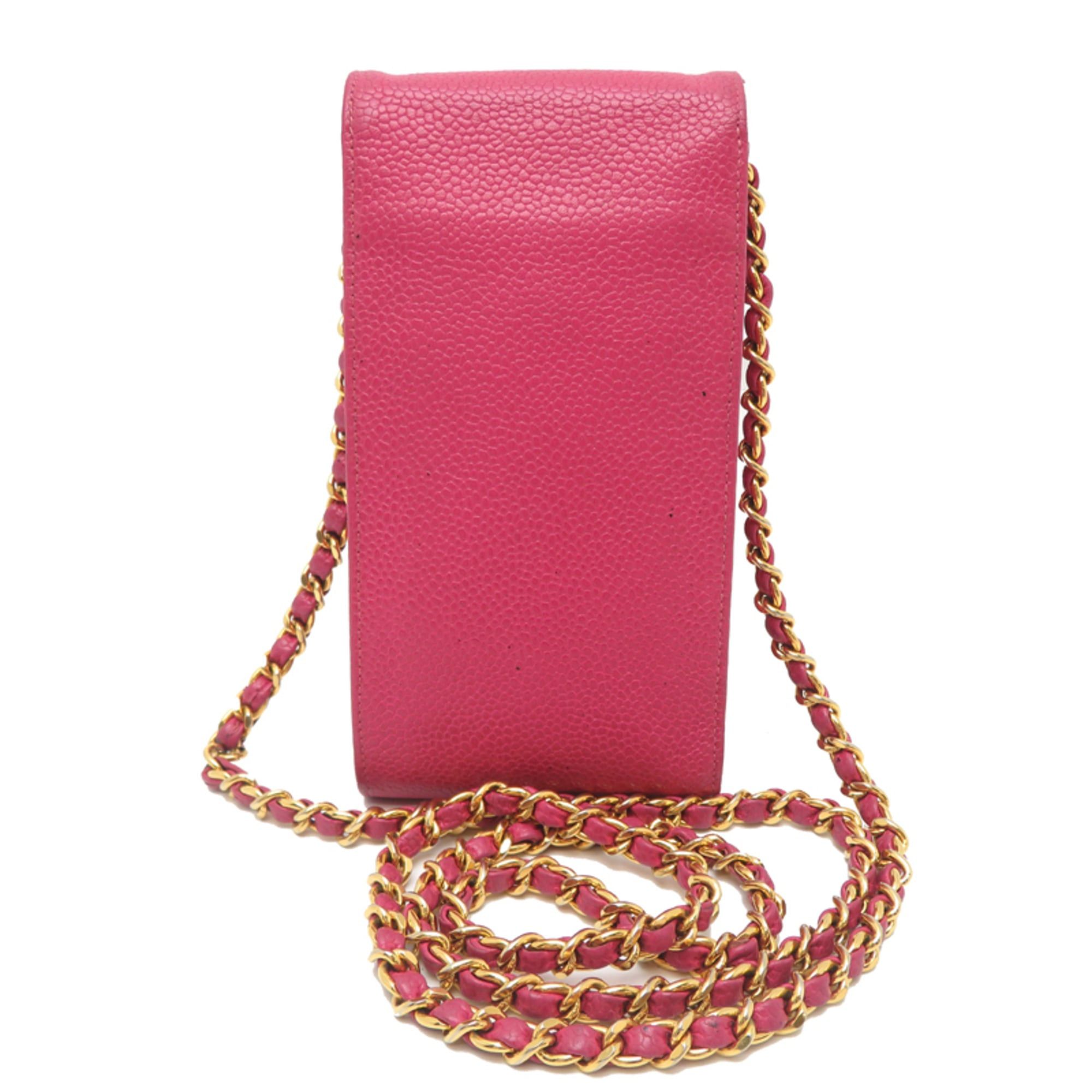 Chanel Chanel phone case for women, caviar leather, pink. Size ONE SIZE - 2 Thumbnail