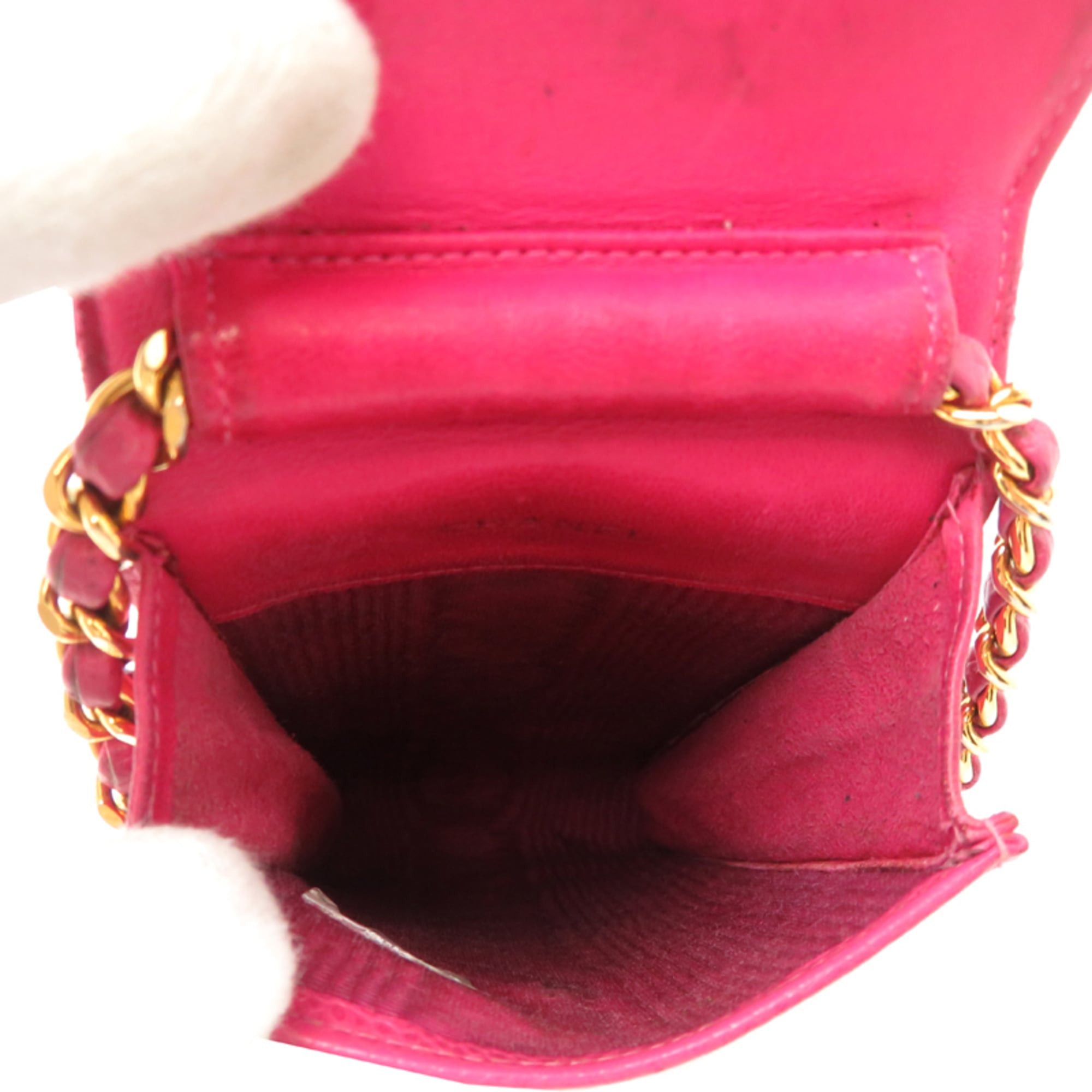 Chanel Chanel phone case for women, caviar leather, pink. Size ONE SIZE - 6 Thumbnail