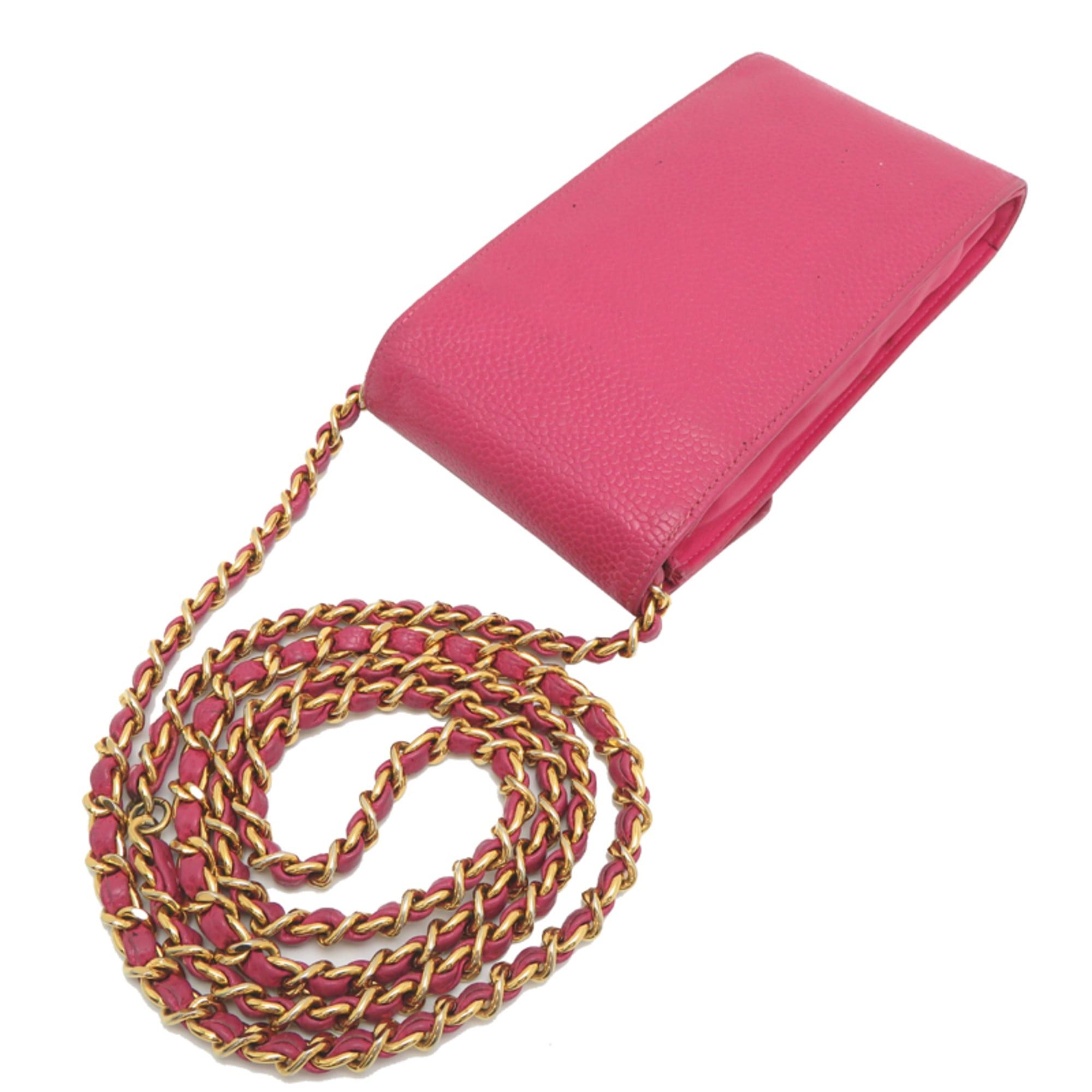Chanel Chanel phone case for women, caviar leather, pink. Size ONE SIZE - 4 Thumbnail