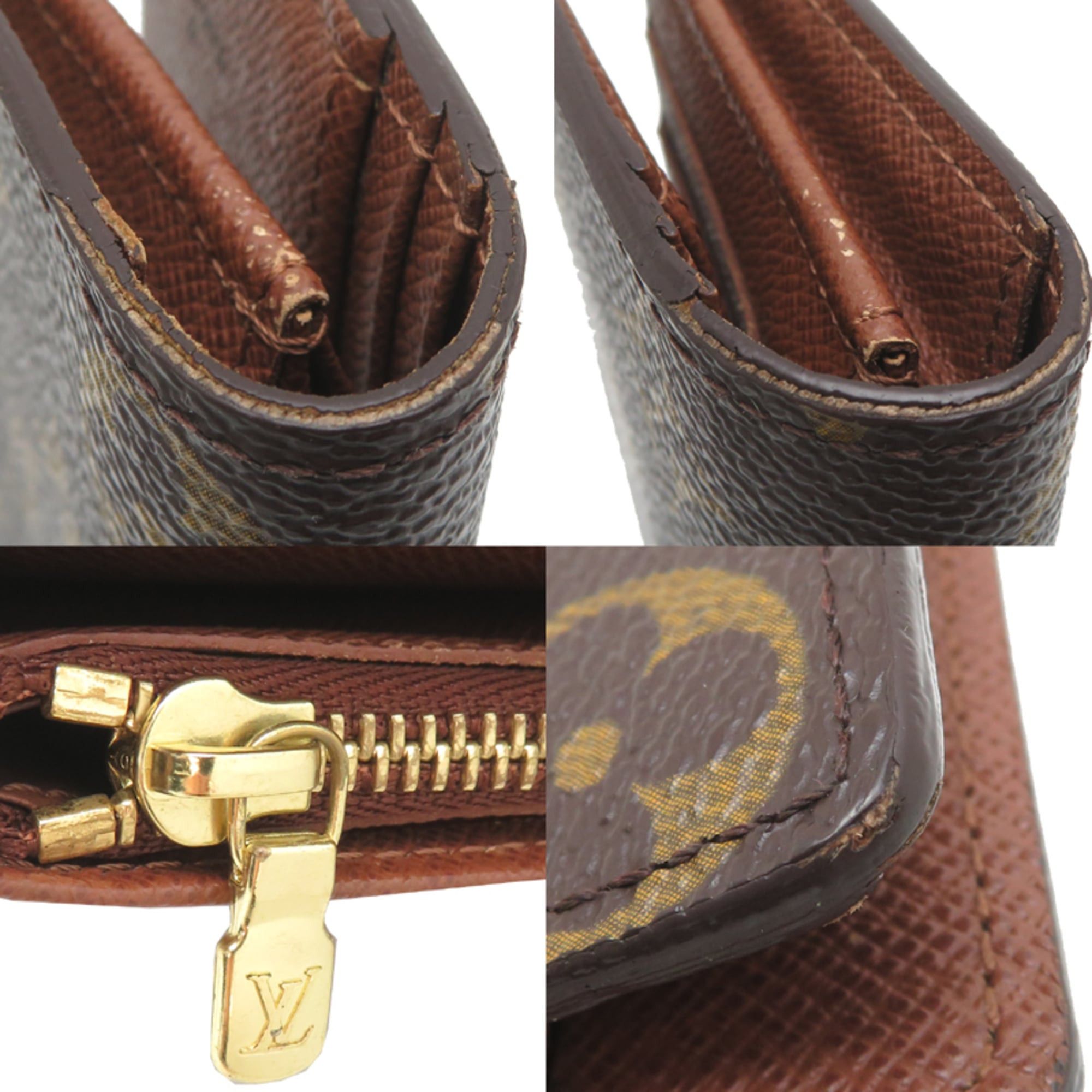 Louis Vuitton Louis Vuitton Portefeuille Brazza Women's/Men's Long Wallet M66540 (Discontinued) Monogram Brown Size ONE SIZE - 10 Thumbnail