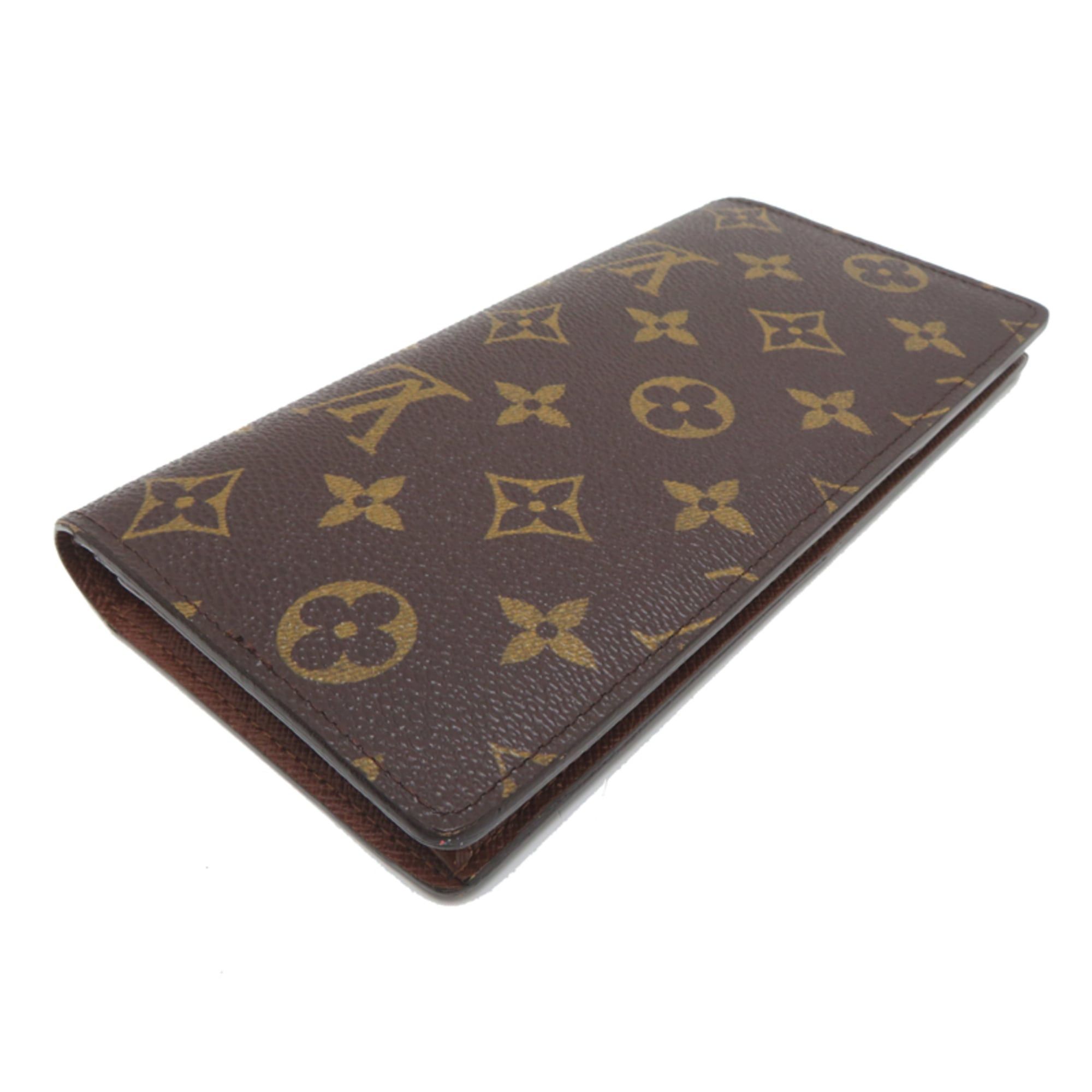 Louis Vuitton Louis Vuitton Portefeuille Brazza Women's/Men's Long Wallet M66540 (Discontinued) Monogram Brown Size ONE SIZE - 4 Thumbnail