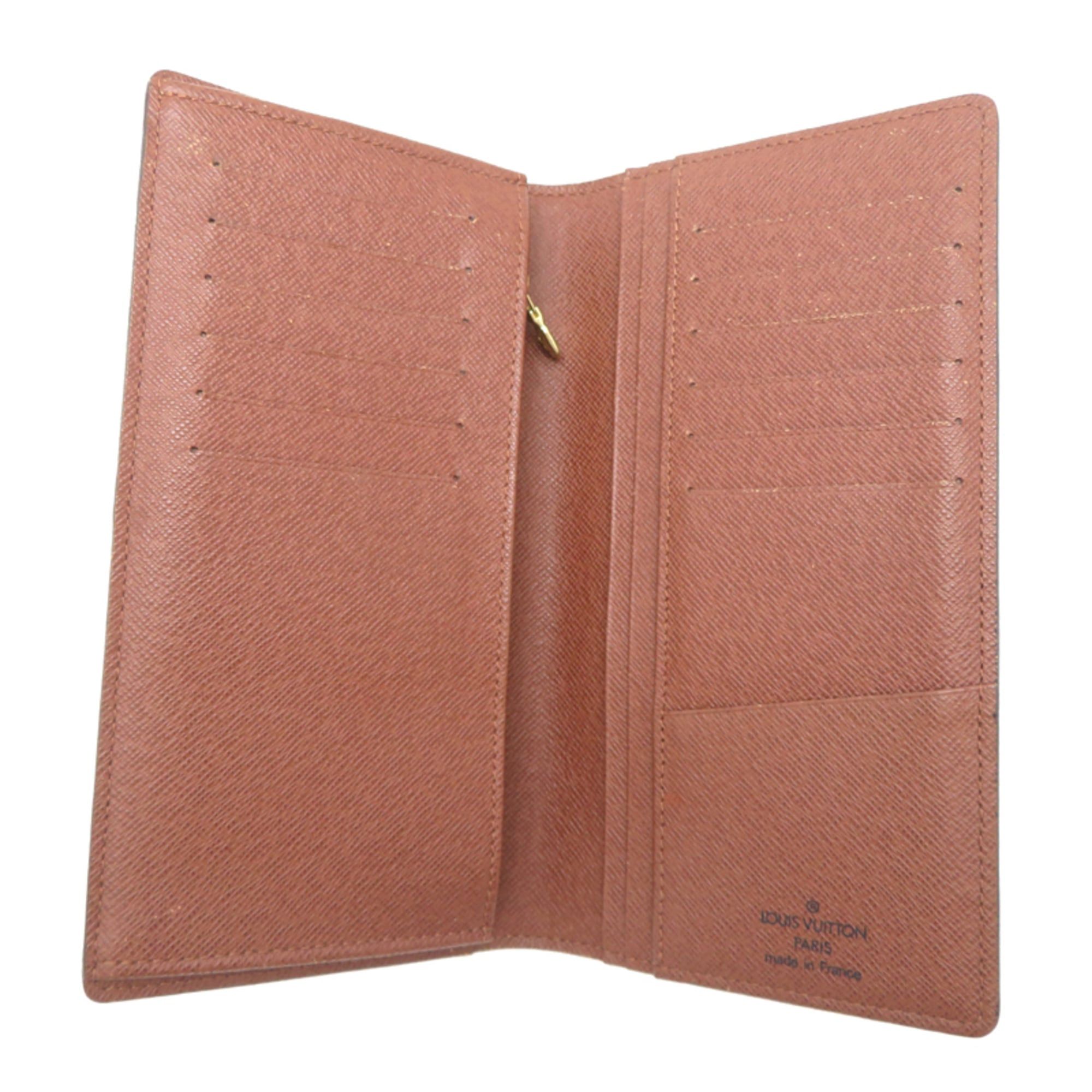 Louis Vuitton Louis Vuitton Portefeuille Brazza Women's/Men's Long Wallet M66540 (Discontinued) Monogram Brown Size ONE SIZE - 5 Thumbnail
