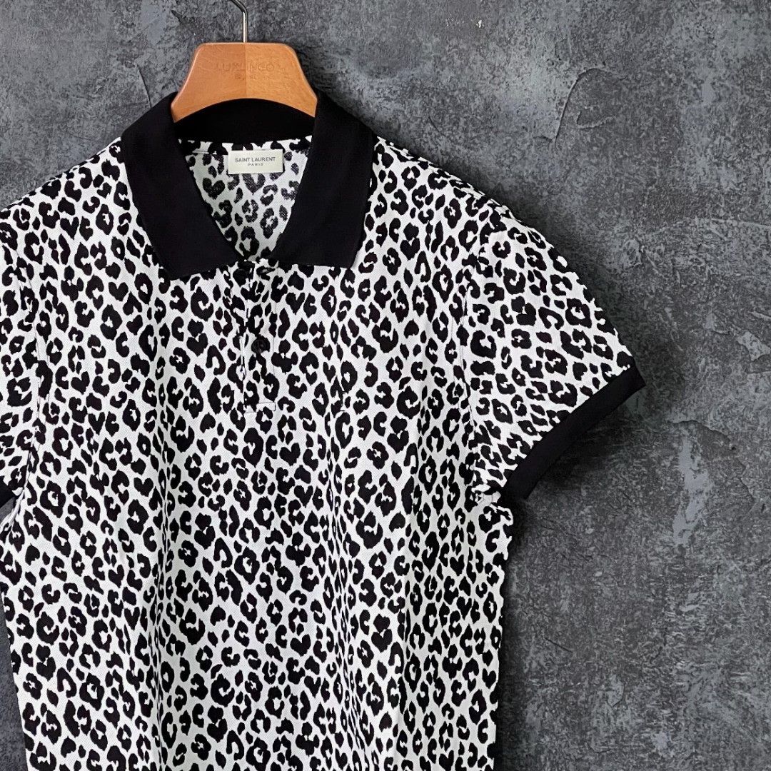 Saint Laurent Paris Saint Laurent Paris Cotton Polo s Men Size US S / EU 44-46 / 1 - 3 Thumbnail