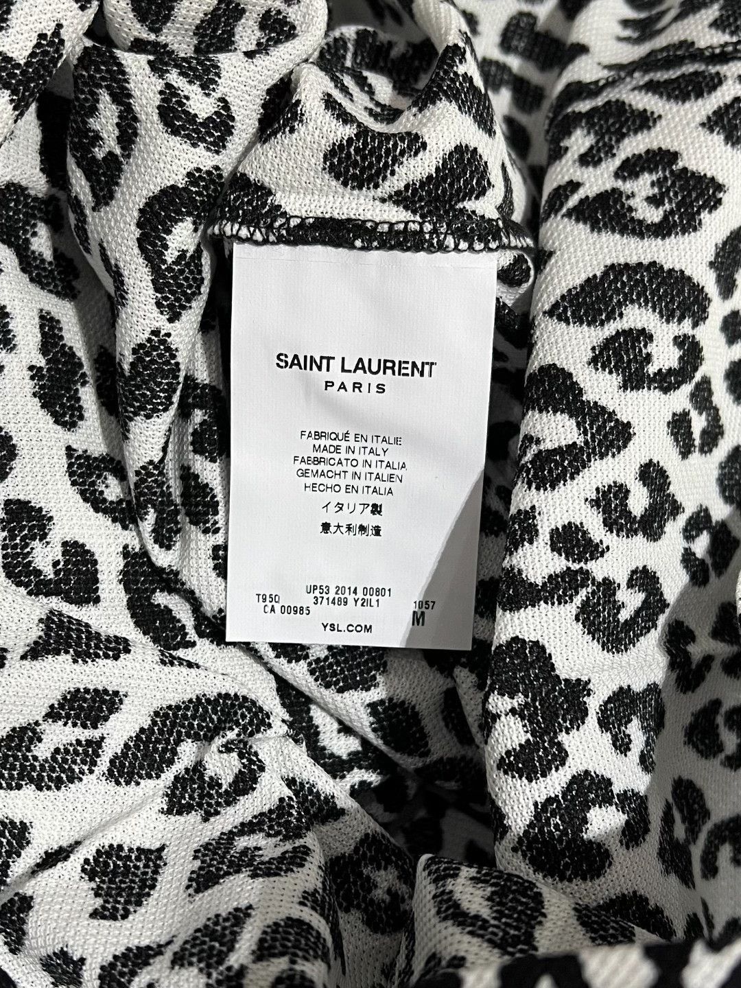 Saint Laurent Paris Saint Laurent Paris Cotton Polo s Men Size US S / EU 44-46 / 1 - 7 Thumbnail