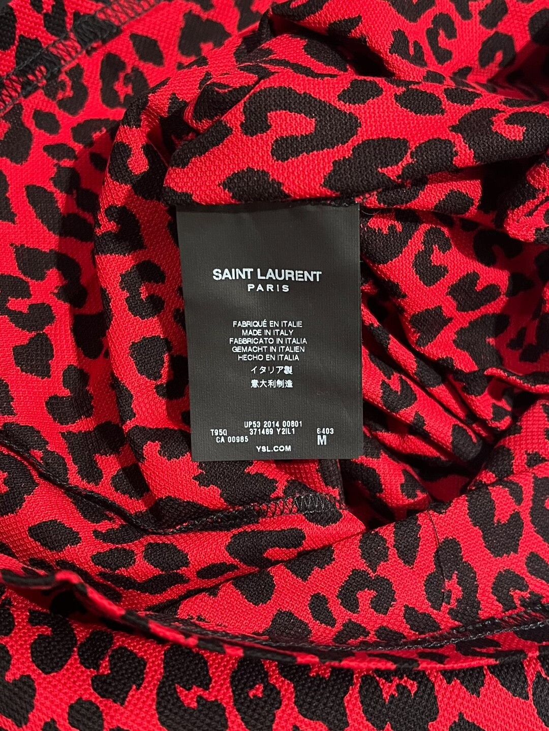 Saint Laurent Paris Saint Laurent Paris Cotton Polo s Men Size US S / EU 44-46 / 1 - 7 Thumbnail