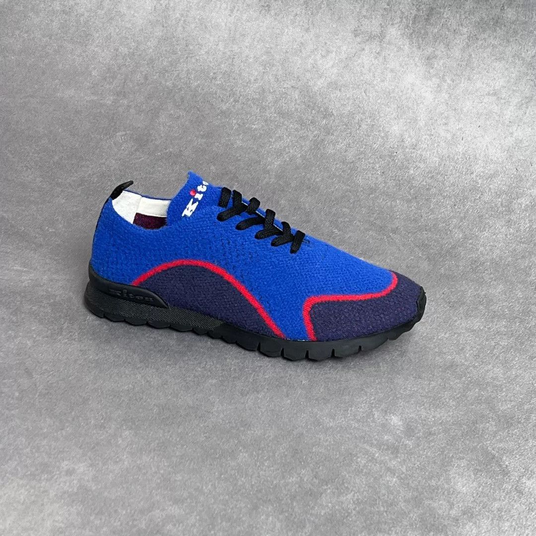 Kiton Kiton Casual Blue Lowtop Sneakers 8 Men Size US 8 / EU 41 - 4 Thumbnail