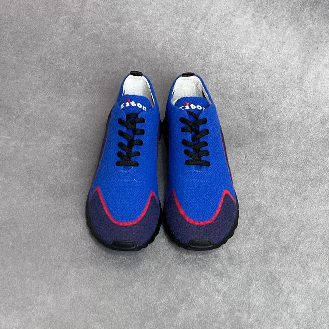 Kiton Kiton Casual Blue Lowtop Sneakers 8 Men Size US 8 / EU 41 - 7 Thumbnail
