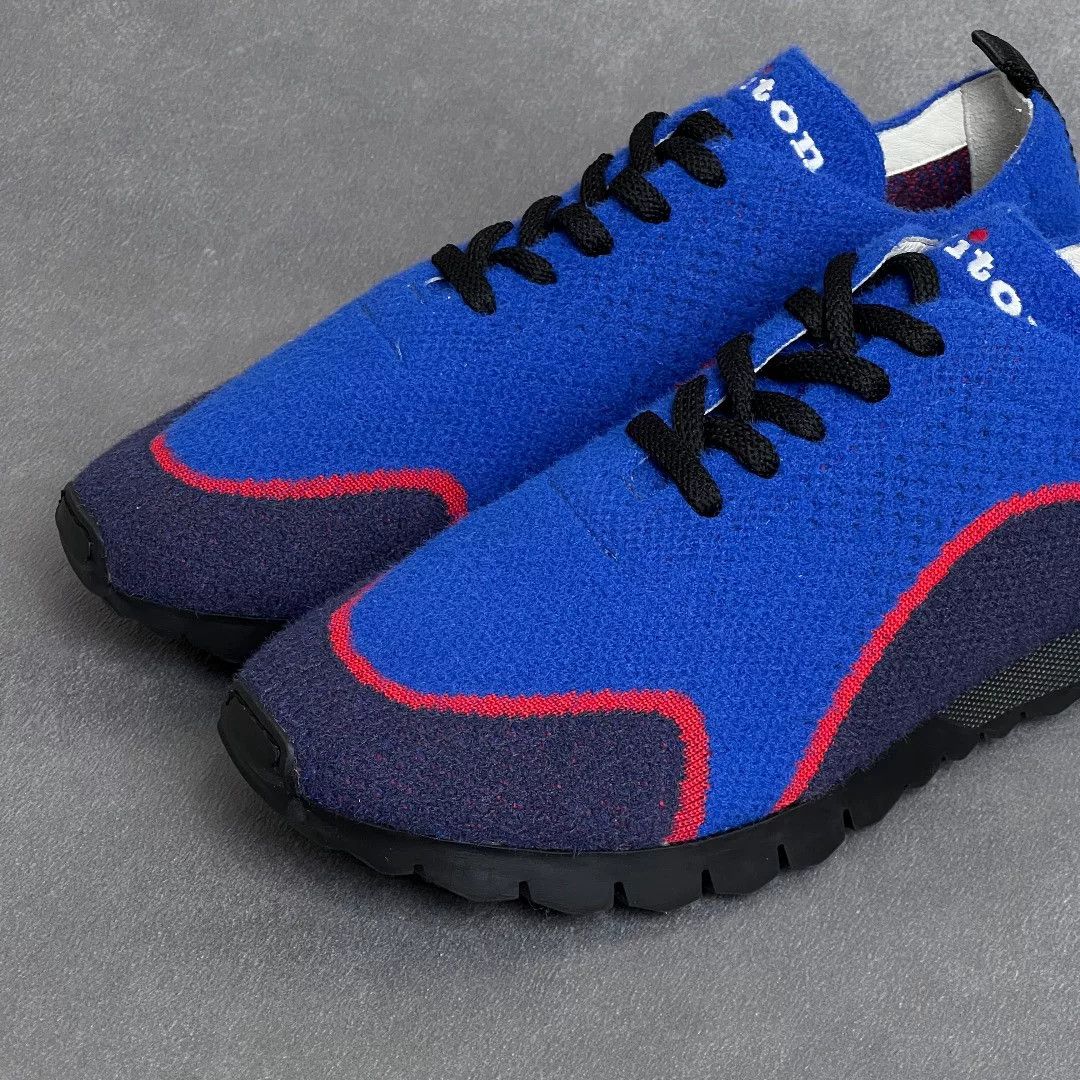 Kiton Kiton Casual Blue Lowtop Sneakers 8 Men Size US 8 / EU 41 - 3 Thumbnail