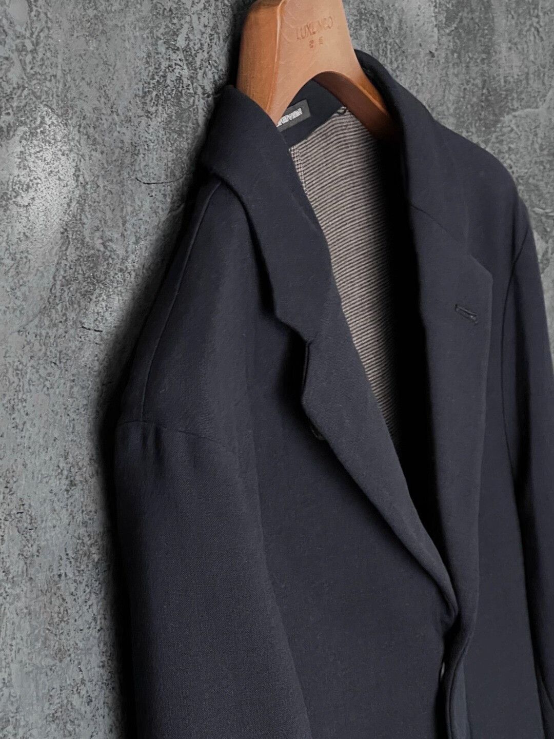 Armani Armani Wool Blue Suit 40r Men Size 40R - 5 Thumbnail