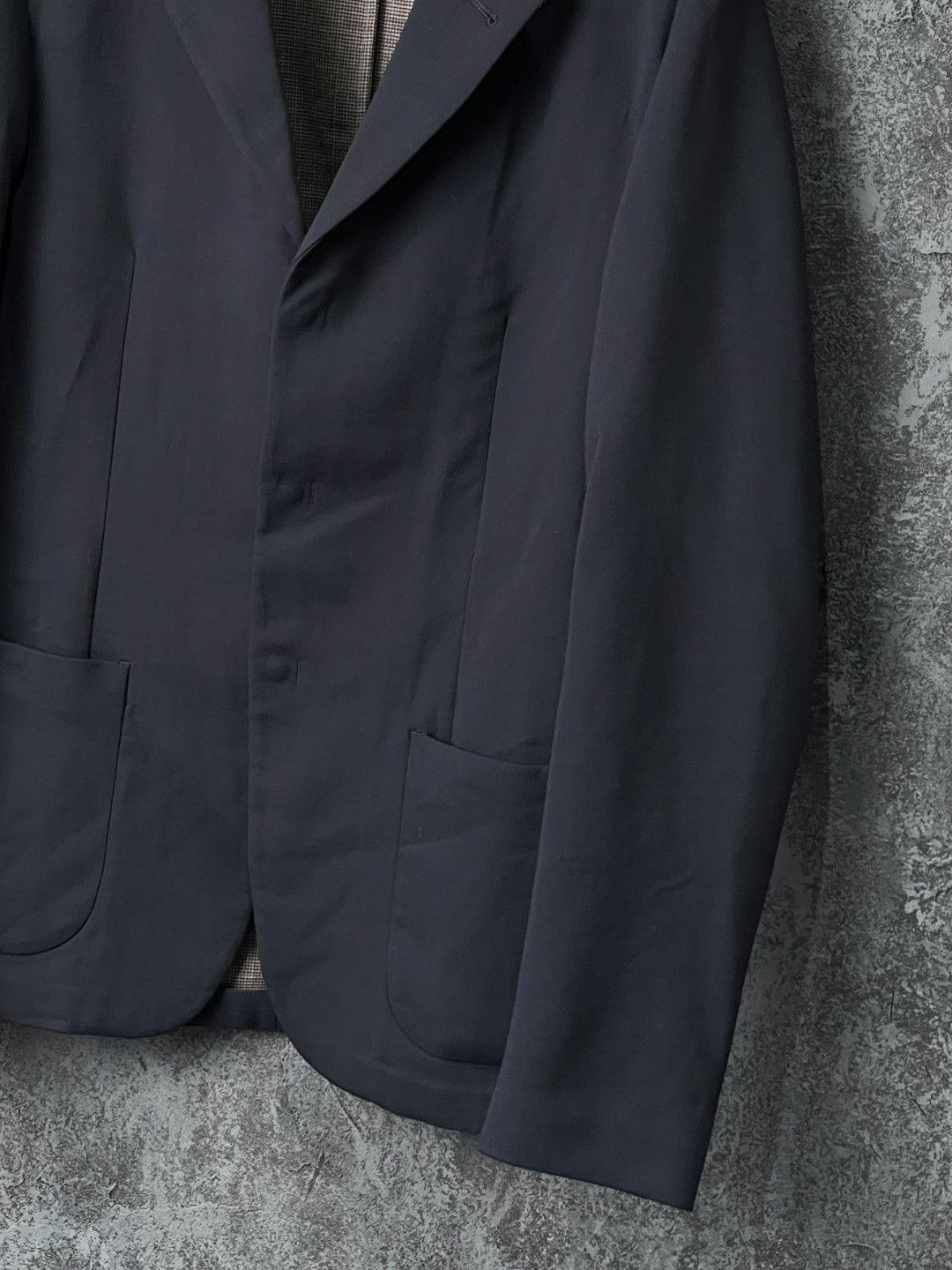 Armani Armani Wool Blue Suit 40r Men Size 40R - 6 Thumbnail