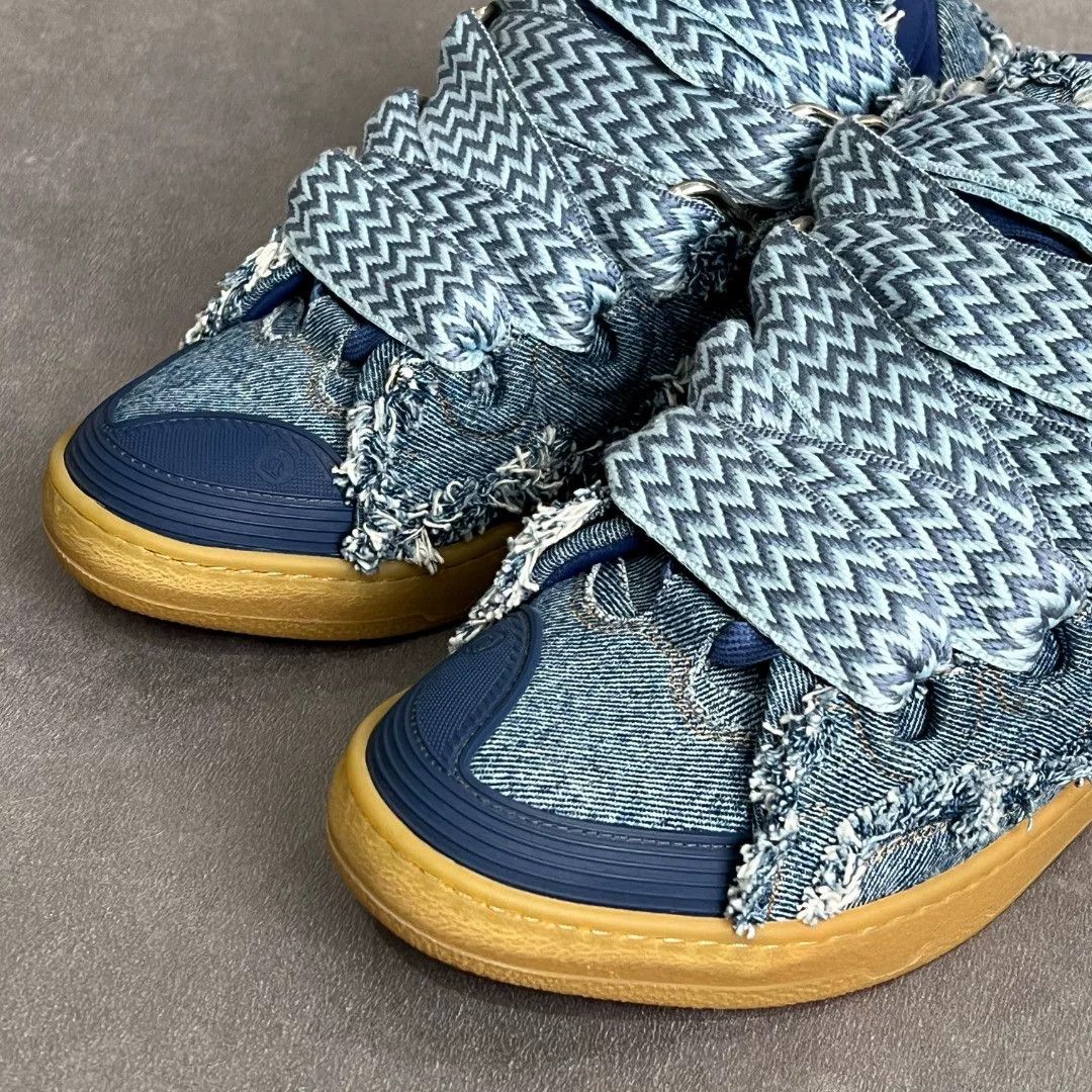 Lanvin Lanvin Casual Denim Lowtop Sneakers 8 Men Size US 8 / EU 41 - 2 Thumbnail