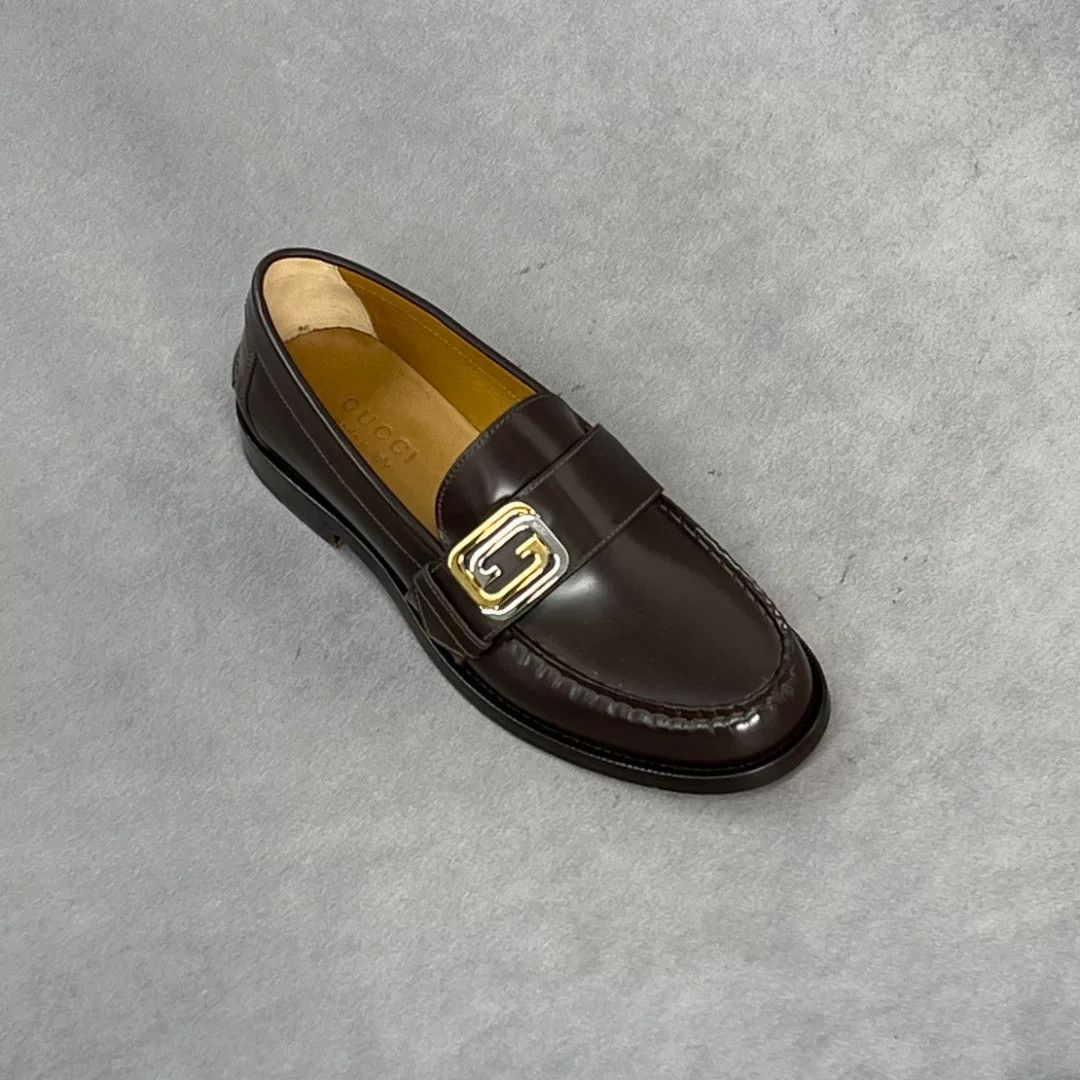 Gucci Gucci Leather Brown Lowtop Sneakers 7 Men Size US 7 / EU 40 - 7 Thumbnail