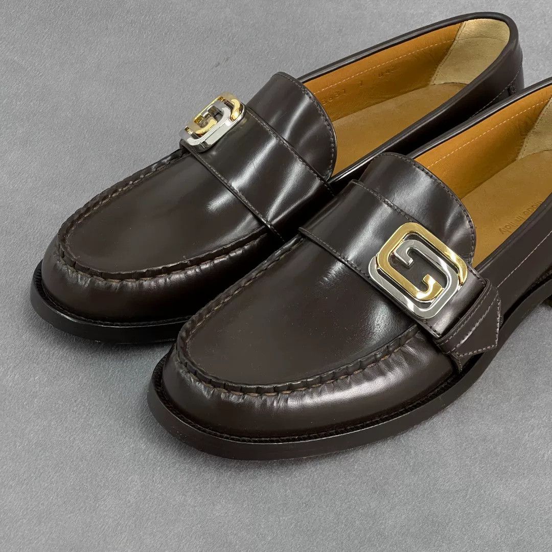 Gucci Gucci Leather Brown Lowtop Sneakers 7 Men Size US 7 / EU 40 - 3 Thumbnail