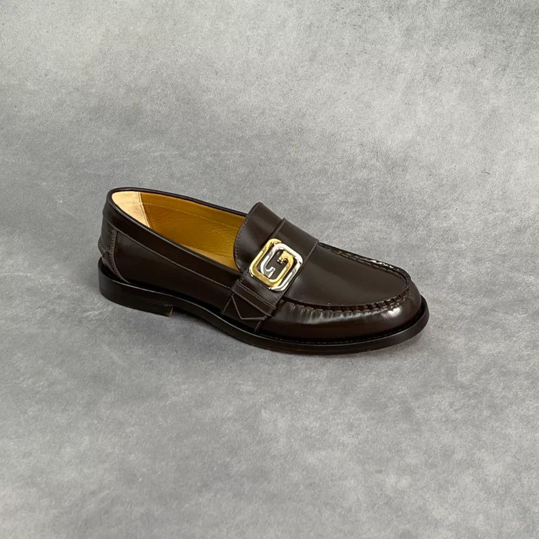 Gucci Gucci Leather Brown Lowtop Sneakers 7 Men Size US 7 / EU 40 - 6 Thumbnail