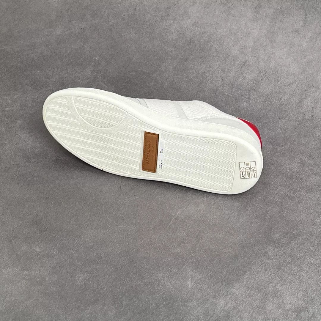 Salvatore Ferragamo Salvatore Ferragamo Leather White Lowtop Sneakers 7 Men Size US 7 / EU 40 - 6 Thumbnail