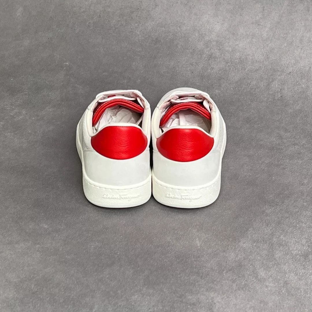 Salvatore Ferragamo Salvatore Ferragamo Leather White Lowtop Sneakers 7 Men Size US 7 / EU 40 - 8 Thumbnail