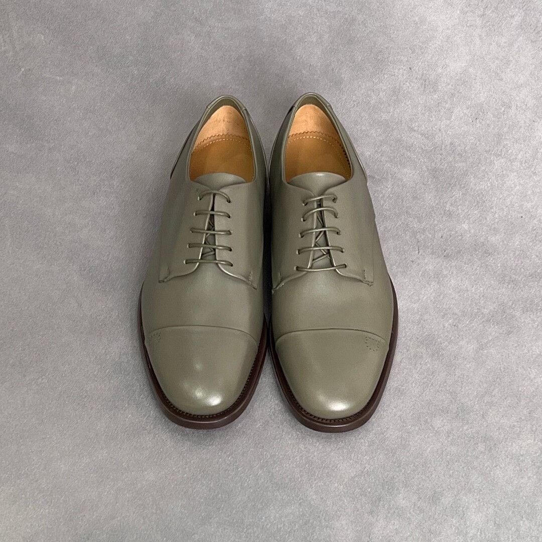 Salvatore Ferragamo Salvatore Ferragamo Leather Green Lowtop Sneakers 7 Men Size US 7 / EU 40 - 7 Thumbnail