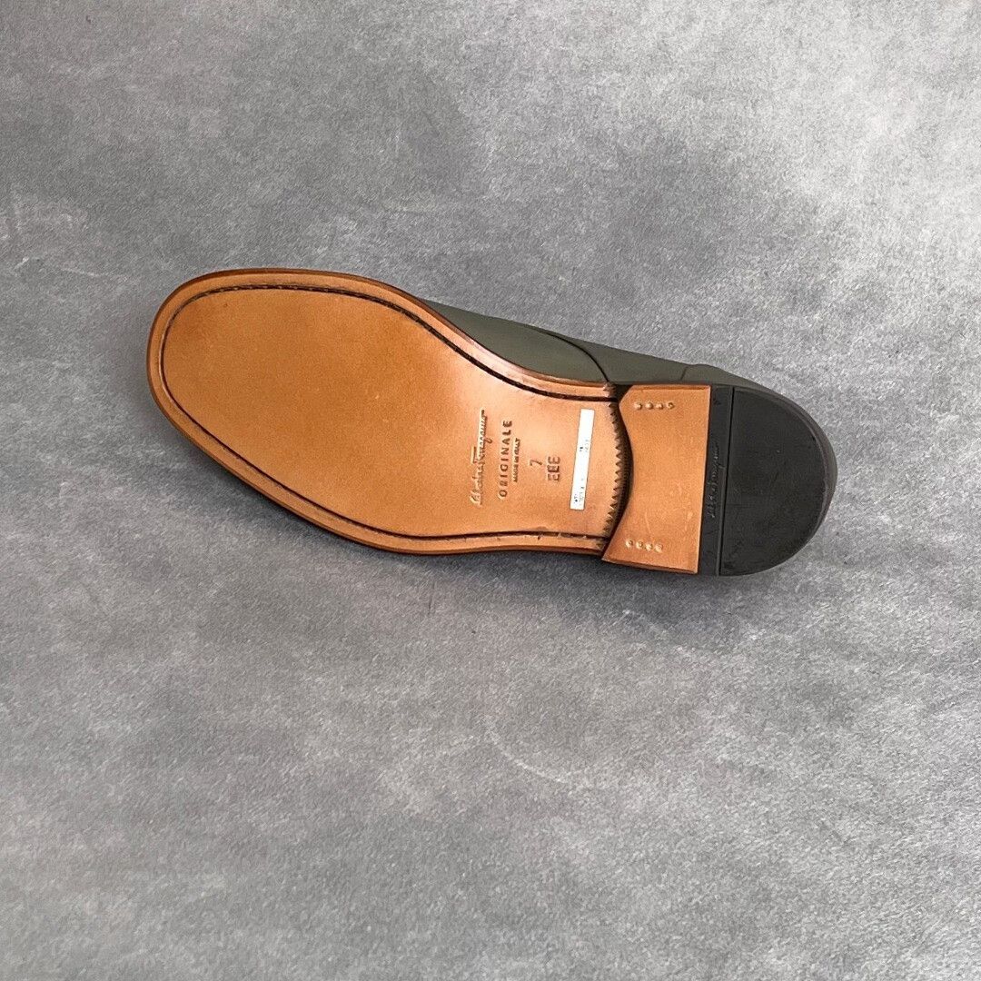 Salvatore Ferragamo Salvatore Ferragamo Leather Green Lowtop Sneakers 7 Men Size US 7 / EU 40 - 6 Thumbnail
