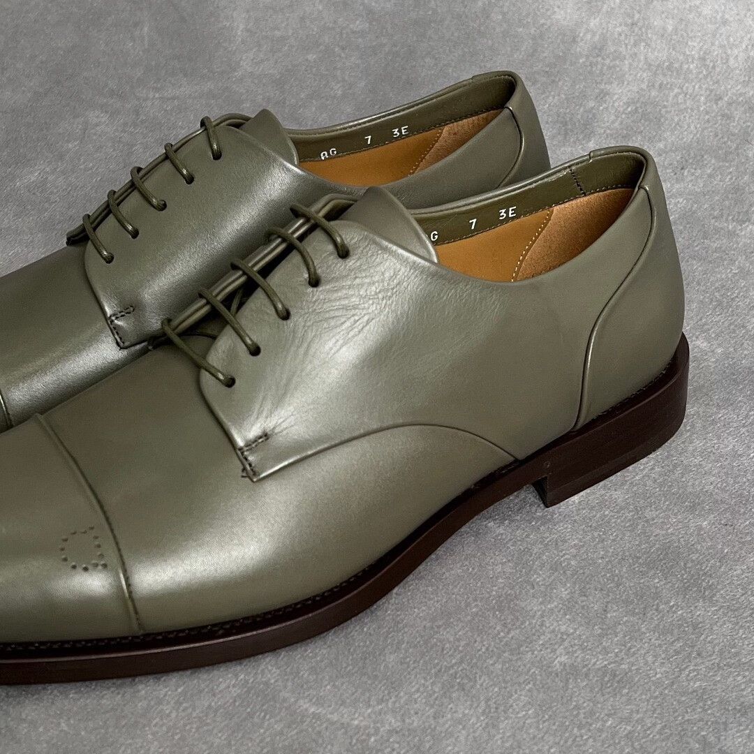 Salvatore Ferragamo Salvatore Ferragamo Leather Green Lowtop Sneakers 7 Men Size US 7 / EU 40 - 2 Thumbnail