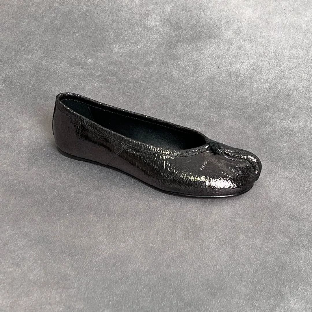 Maison Margiela Maison Margiela Leather Gray Lowtop Sneakers us_5 Women Size US 5 / IT 35 - 2 Thumbnail