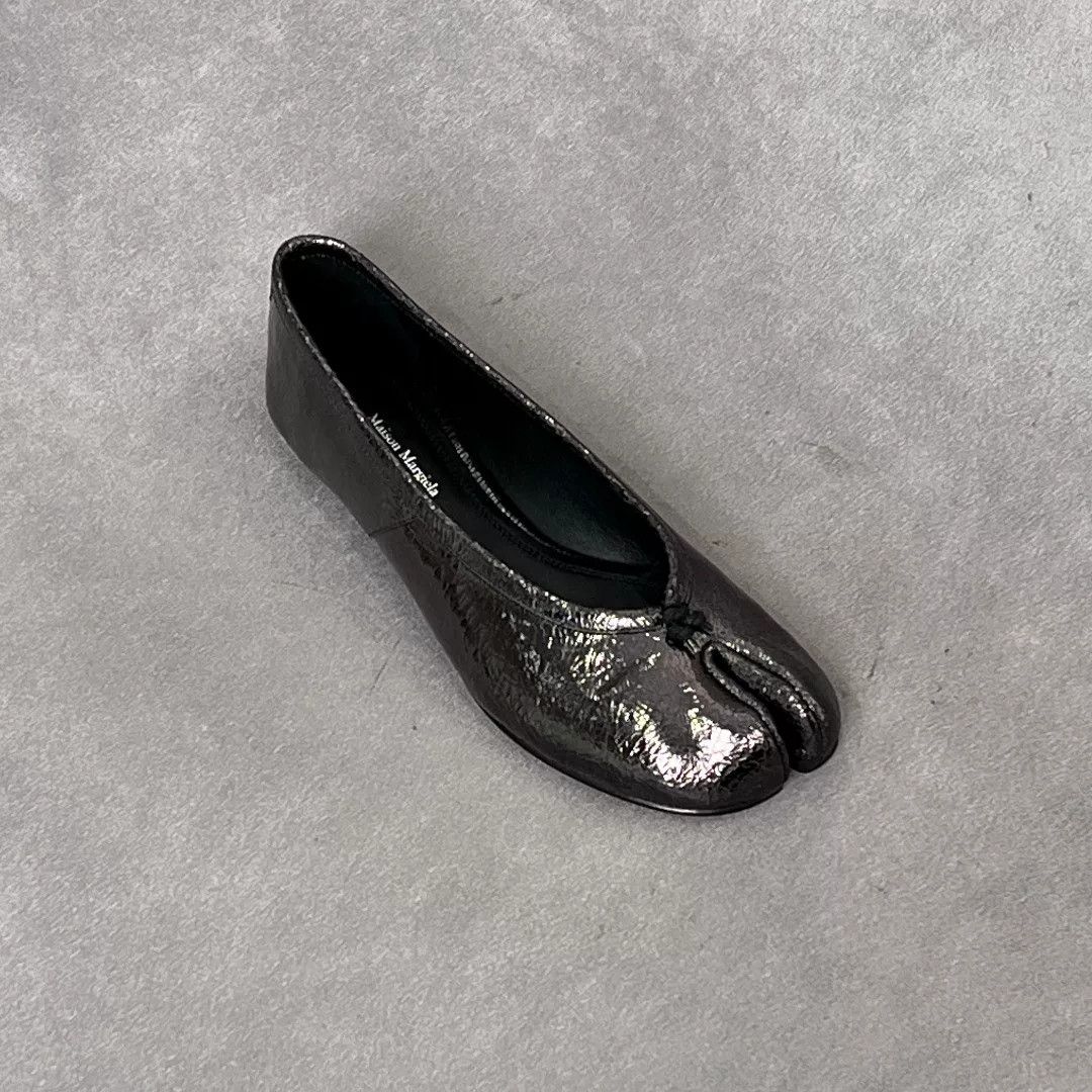 Maison Margiela Maison Margiela Leather Gray Lowtop Sneakers us_5 Women Size US 5 / IT 35 - 3 Thumbnail