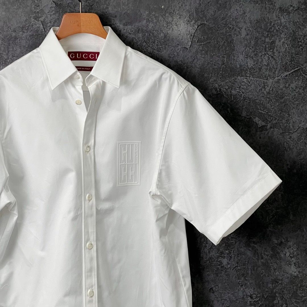 Gucci Gucci Cotton White Shirt m Men Size US M / EU 48-50 / 2 - 3 Thumbnail