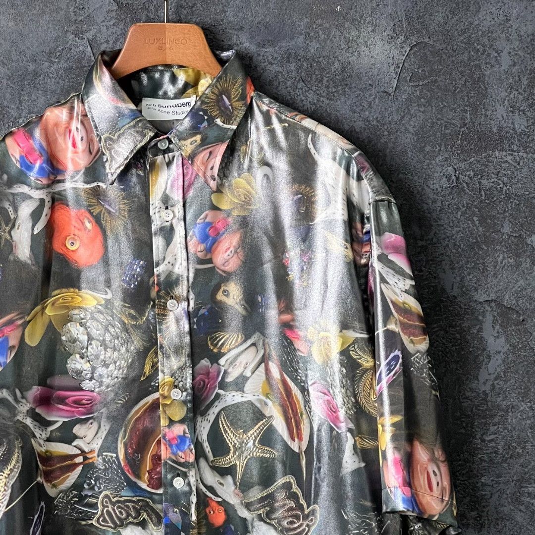 Acne Studios Acne Studios Printed Shirt m Men Size US M / EU 48-50 / 2 - 3 Thumbnail