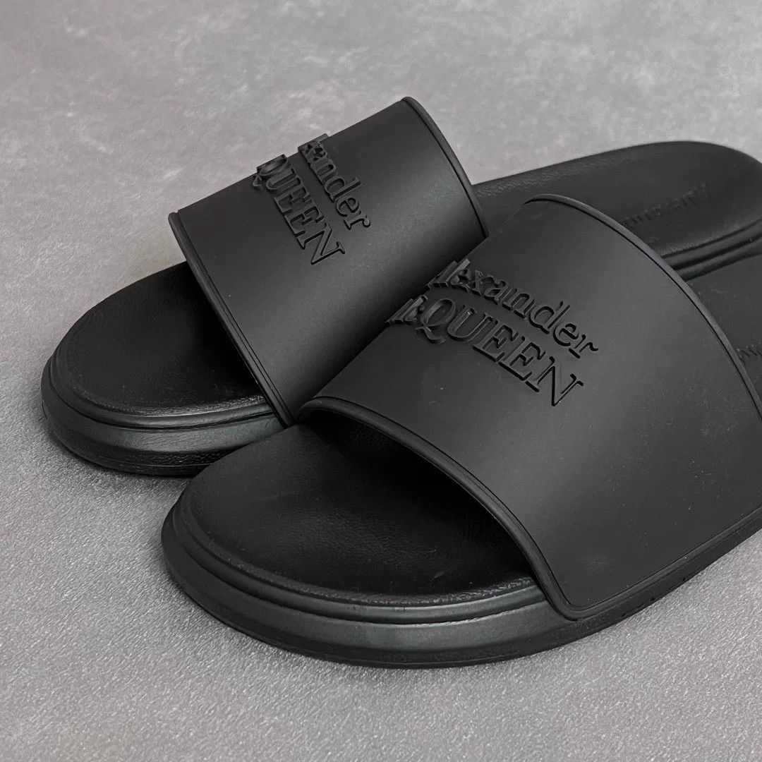 Alexander McQueen Alexander McQueen Retro Black Sandals 10 Men Size US 10 / EU 43 - 3 Thumbnail