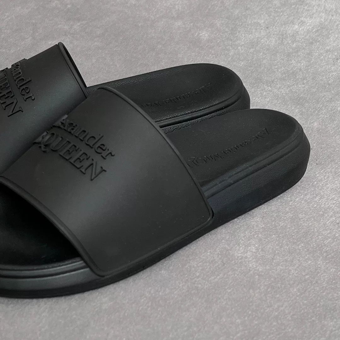 Alexander McQueen Alexander McQueen Retro Black Sandals 10 Men Size US 10 / EU 43 - 4 Thumbnail