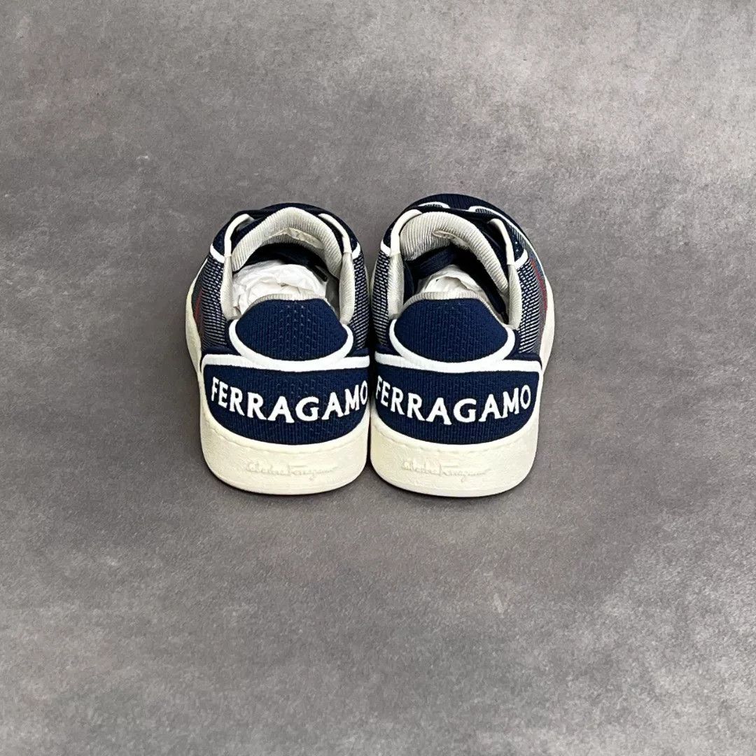 Salvatore Ferragamo Salvatore Ferragamo Blue Lowtop Sneakers 8.5 Men Size US 8.5 / EU 41-42 - 8 Thumbnail