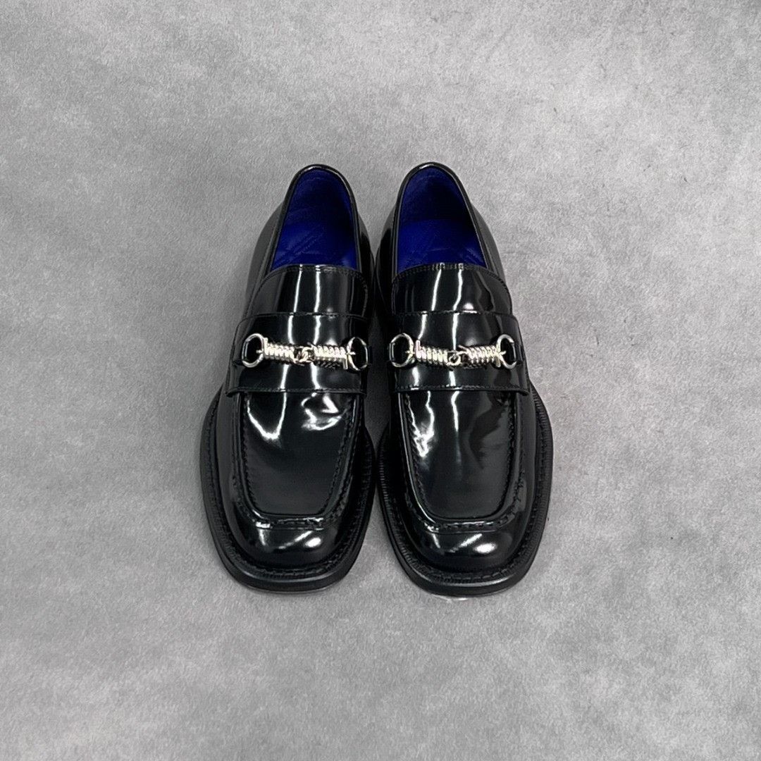 Burberry Burberry Leather Black Lowtop Sneakers 6 Men Size US 6 / EU 39 - 7 Thumbnail