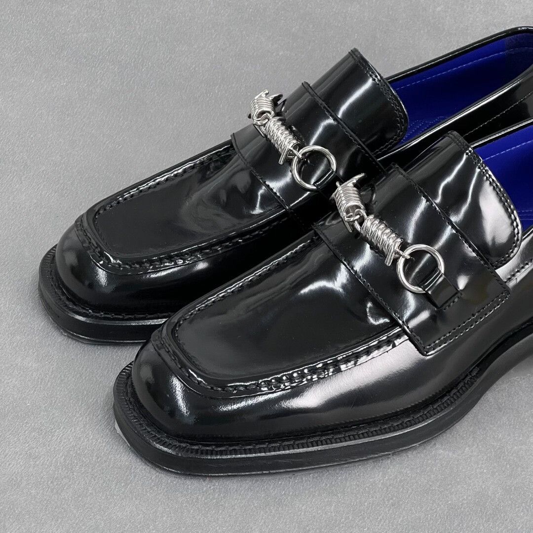 Burberry Burberry Leather Black Lowtop Sneakers 6 Men Size US 6 / EU 39 - 3 Thumbnail