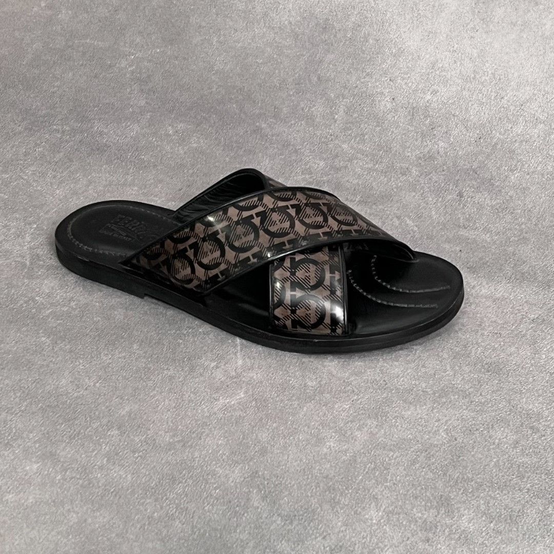 Salvatore Ferragamo Salvatore Ferragamo Retro Printed Sandals 7 Men Size US 7 / EU 40 - 4 Thumbnail