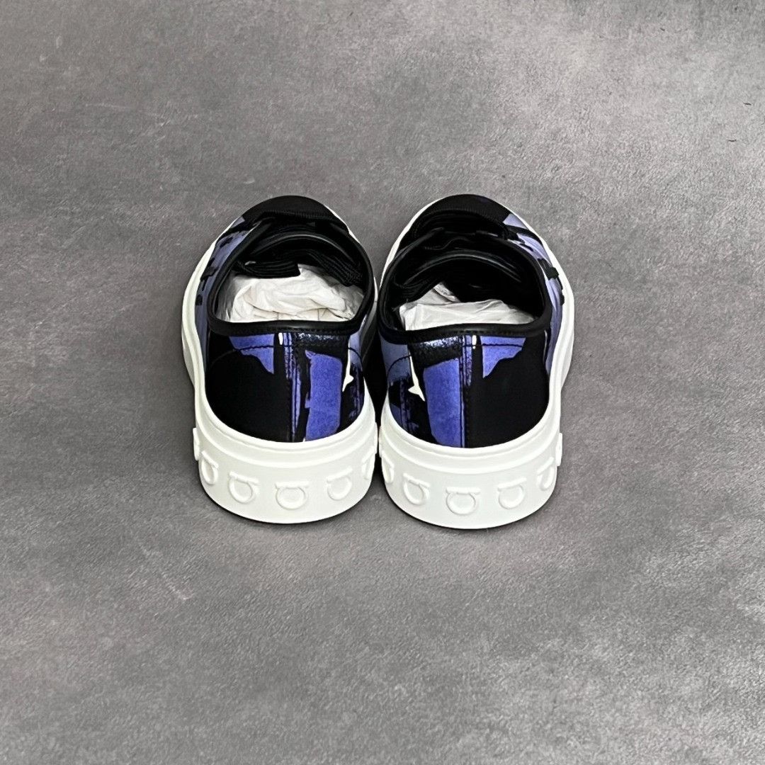 Salvatore Ferragamo Salvatore Ferragamo Leather Multi Lowtop Sneakers 7 Men Size US 7 / EU 40 - 8 Thumbnail
