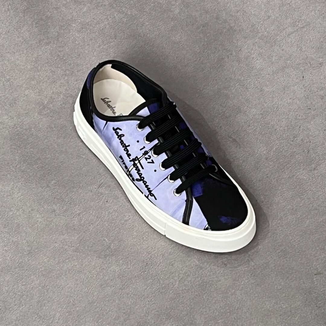 Salvatore Ferragamo Salvatore Ferragamo Leather Multi Lowtop Sneakers 7 Men Size US 7 / EU 40 - 5 Thumbnail