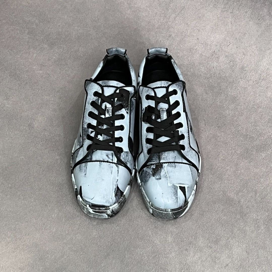 Christian Louboutin Christian Louboutin Leather Multi Lowtop Sneakers 6 Men Size US 6 / EU 39 - 7 Thumbnail