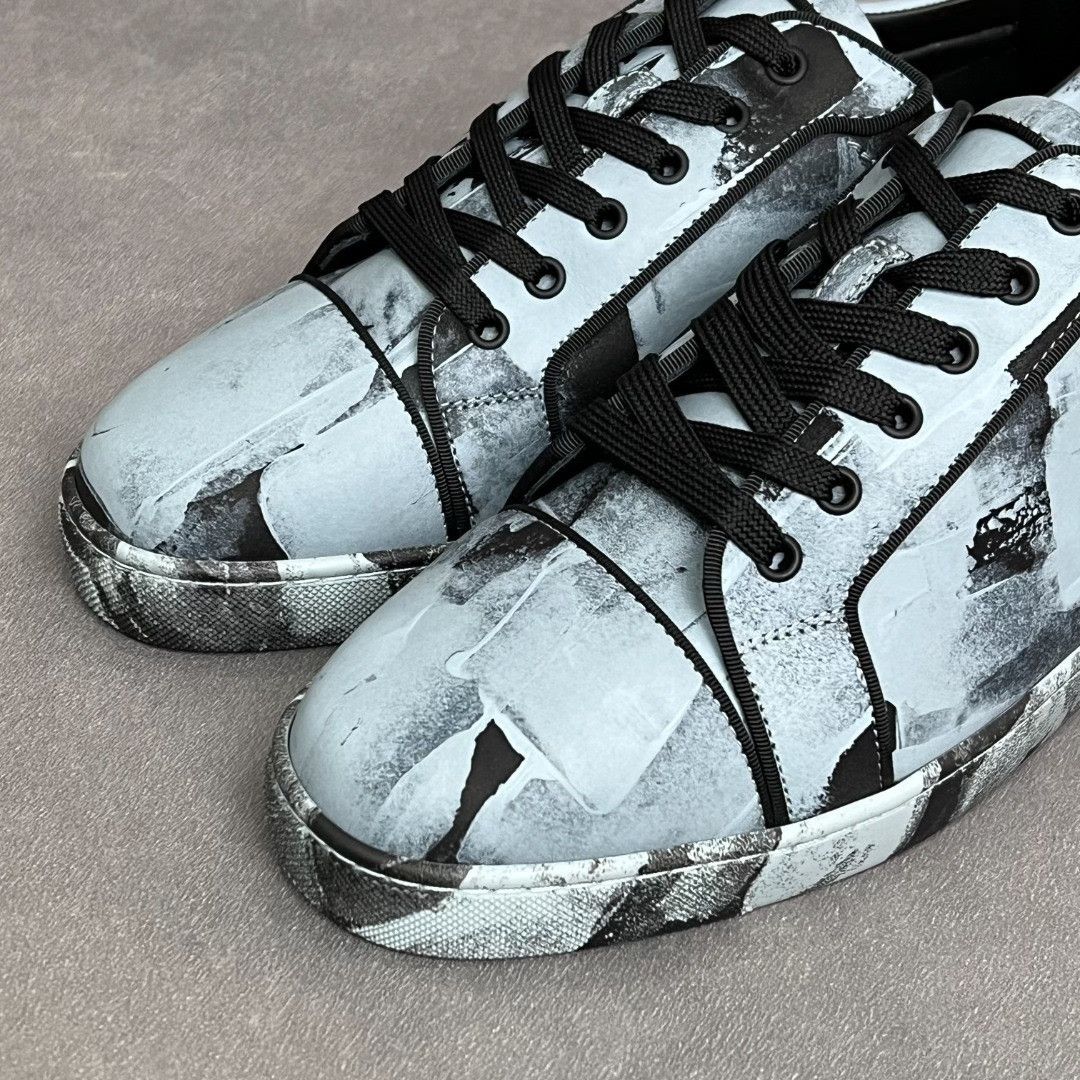 Christian Louboutin Christian Louboutin Leather Multi Lowtop Sneakers 6 Men Size US 6 / EU 39 - 3 Thumbnail
