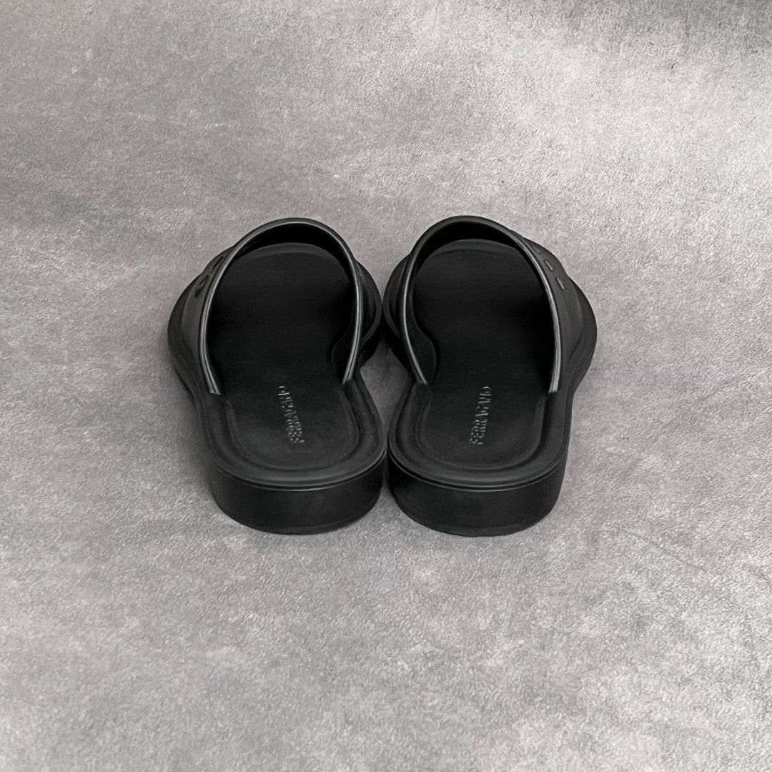 Salvatore Ferragamo Salvatore Ferragamo Black Sandals 6 Men Size US 6 / EU 39 - 8 Thumbnail
