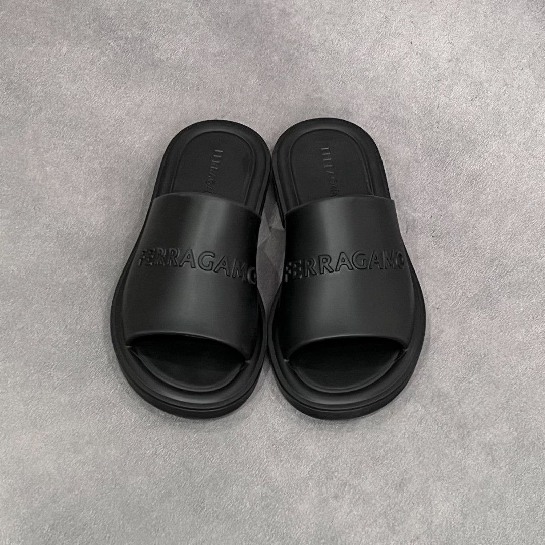 Salvatore Ferragamo Salvatore Ferragamo Black Sandals 6 Men Size US 6 / EU 39 - 7 Thumbnail