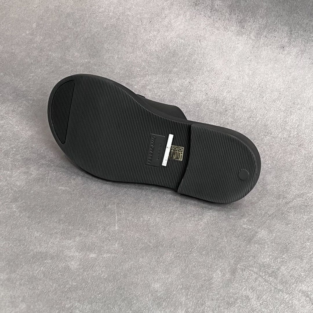 Salvatore Ferragamo Salvatore Ferragamo Black Sandals 6 Men Size US 6 / EU 39 - 6 Thumbnail