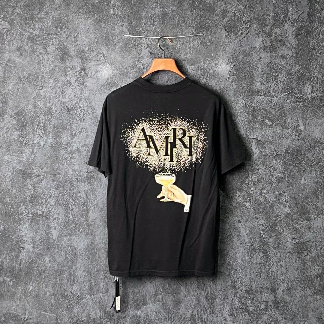 Amiri Amiri Cotton Printed Black T-Shirt xs Men Size US XS / EU 42 / 0 - 2 Thumbnail