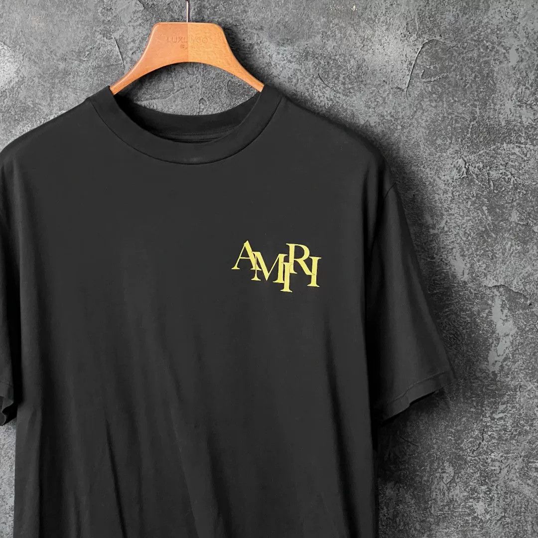 Amiri Amiri Cotton Printed Black T-Shirt xs Men Size US XS / EU 42 / 0 - 3 Thumbnail