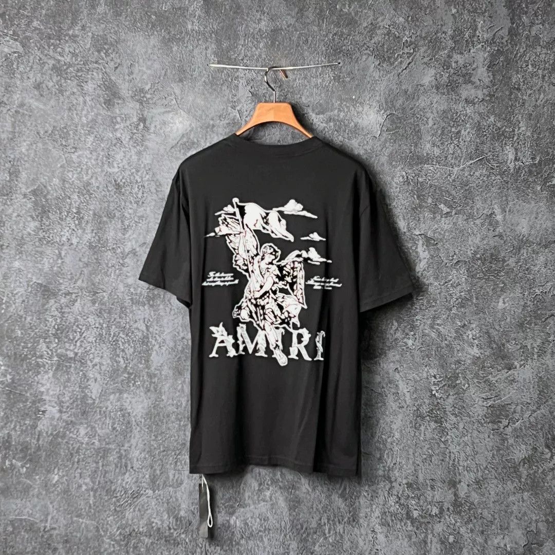 Amiri Amiri Cotton Printed T-Shirt m Men Size US M / EU 48-50 / 2 - 2 Thumbnail