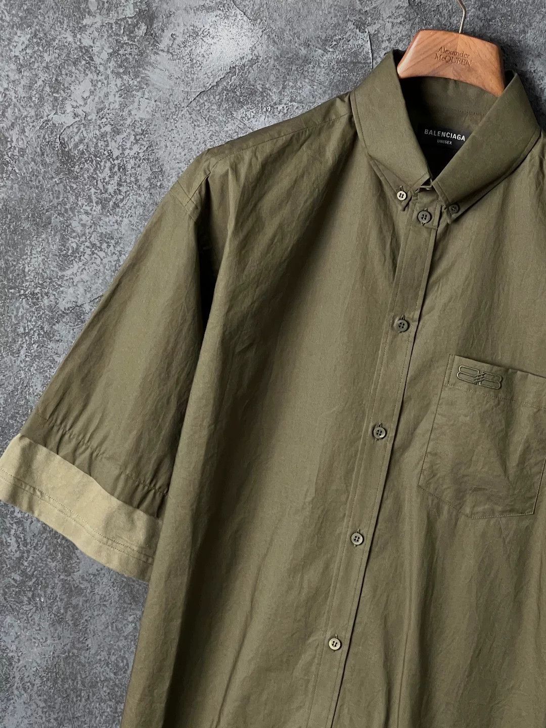 Balenciaga Balenciaga Cotton Green Shirt s Men Size US S / EU 44-46 / 1 - 5 Thumbnail