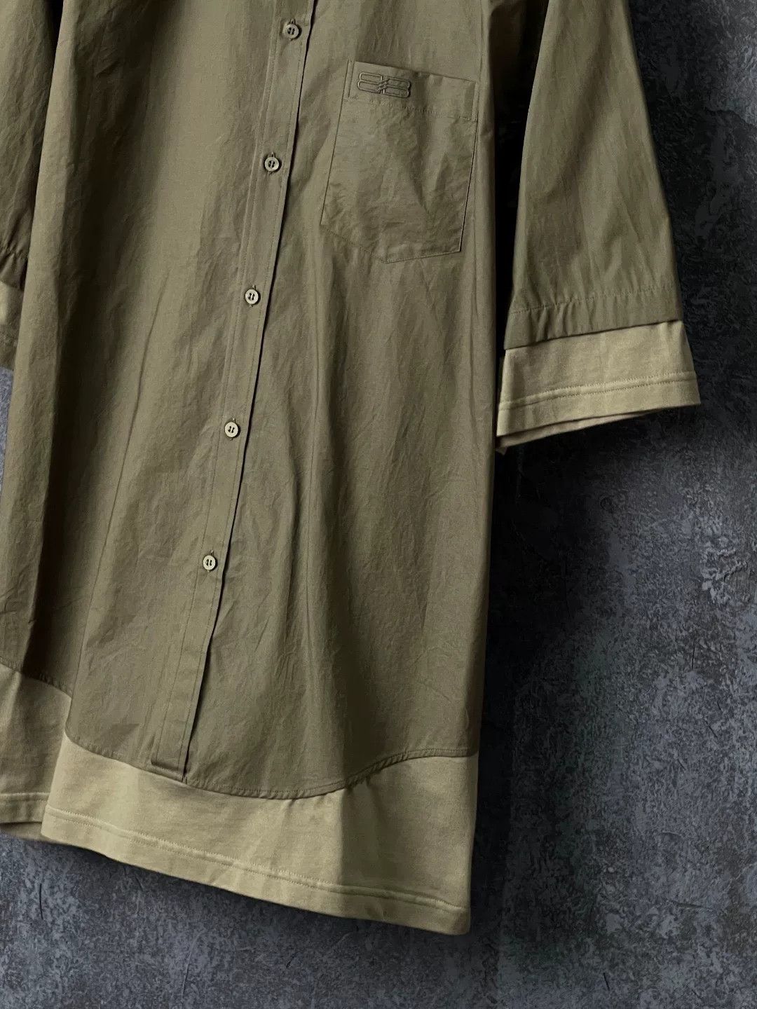 Balenciaga Balenciaga Cotton Green Shirt s Men Size US S / EU 44-46 / 1 - 4 Thumbnail