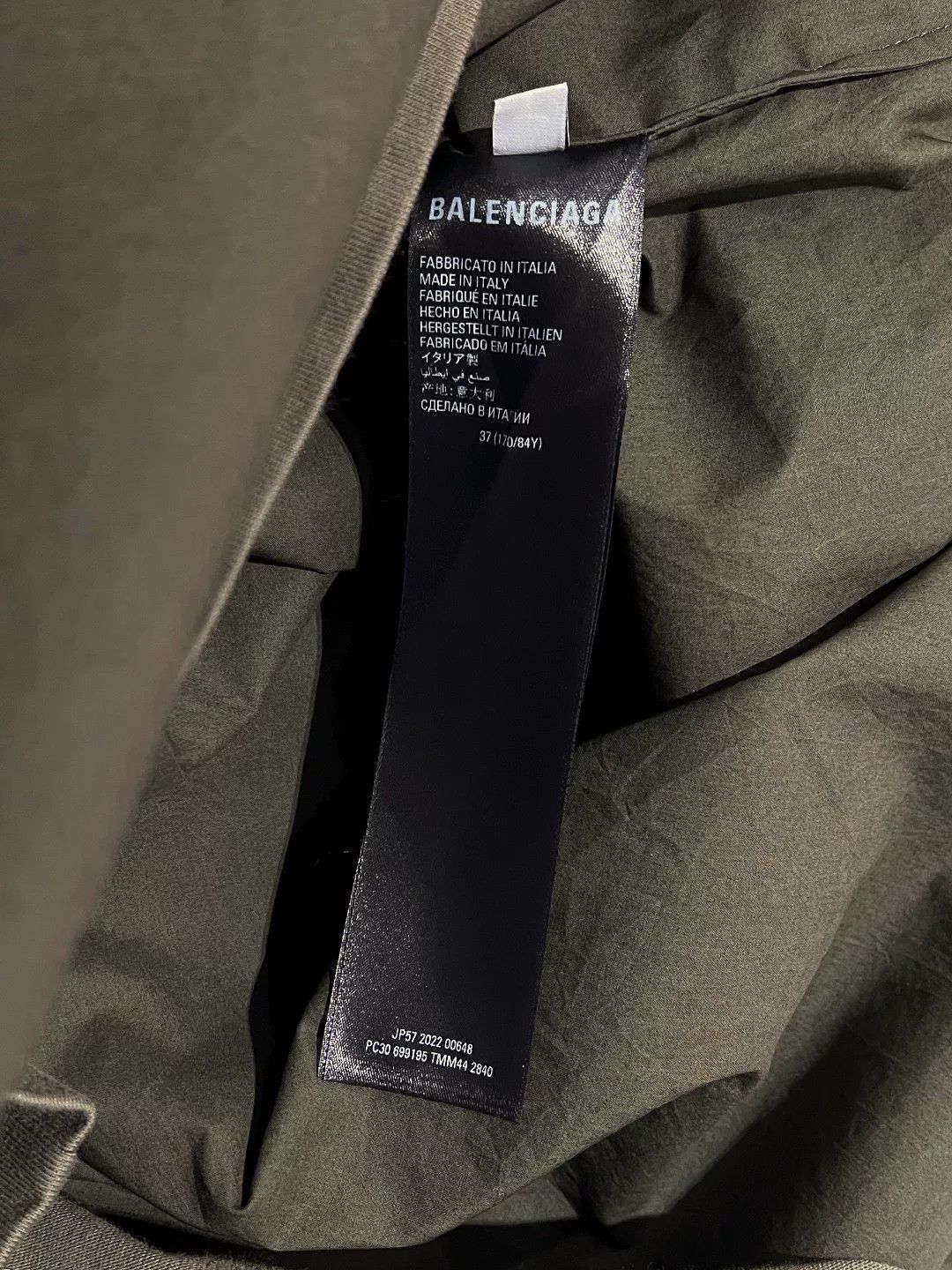 Balenciaga Balenciaga Cotton Green Shirt s Men Size US S / EU 44-46 / 1 - 7 Thumbnail