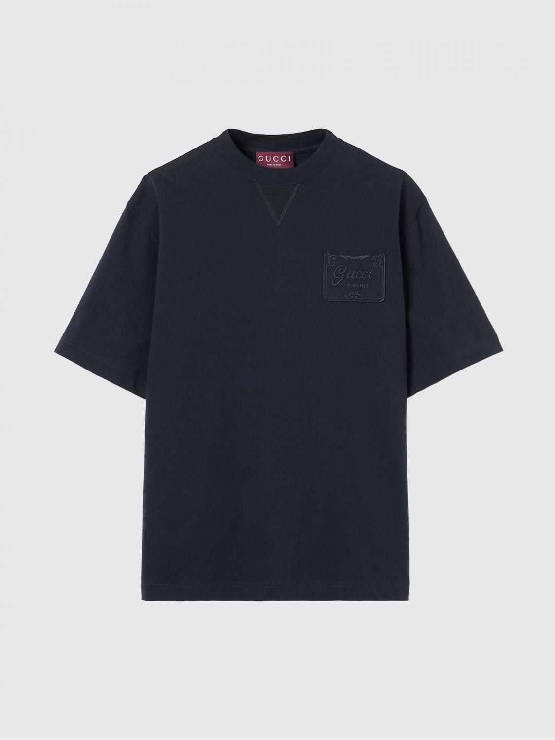 Gucci Gucci T-Shirt Men Blue Size US M / EU 48-50 / 2 - 2 Thumbnail