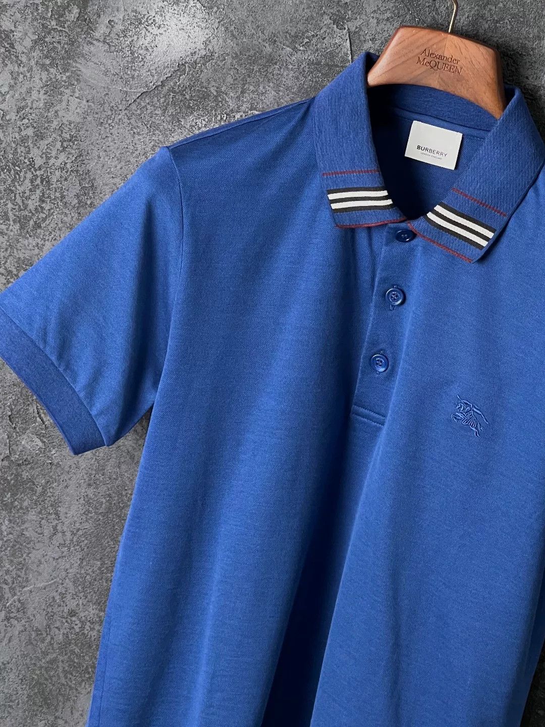 Burberry Burberry Cotton Blue Polo xs Men Size US XS / EU 42 / 0 - 4 Thumbnail
