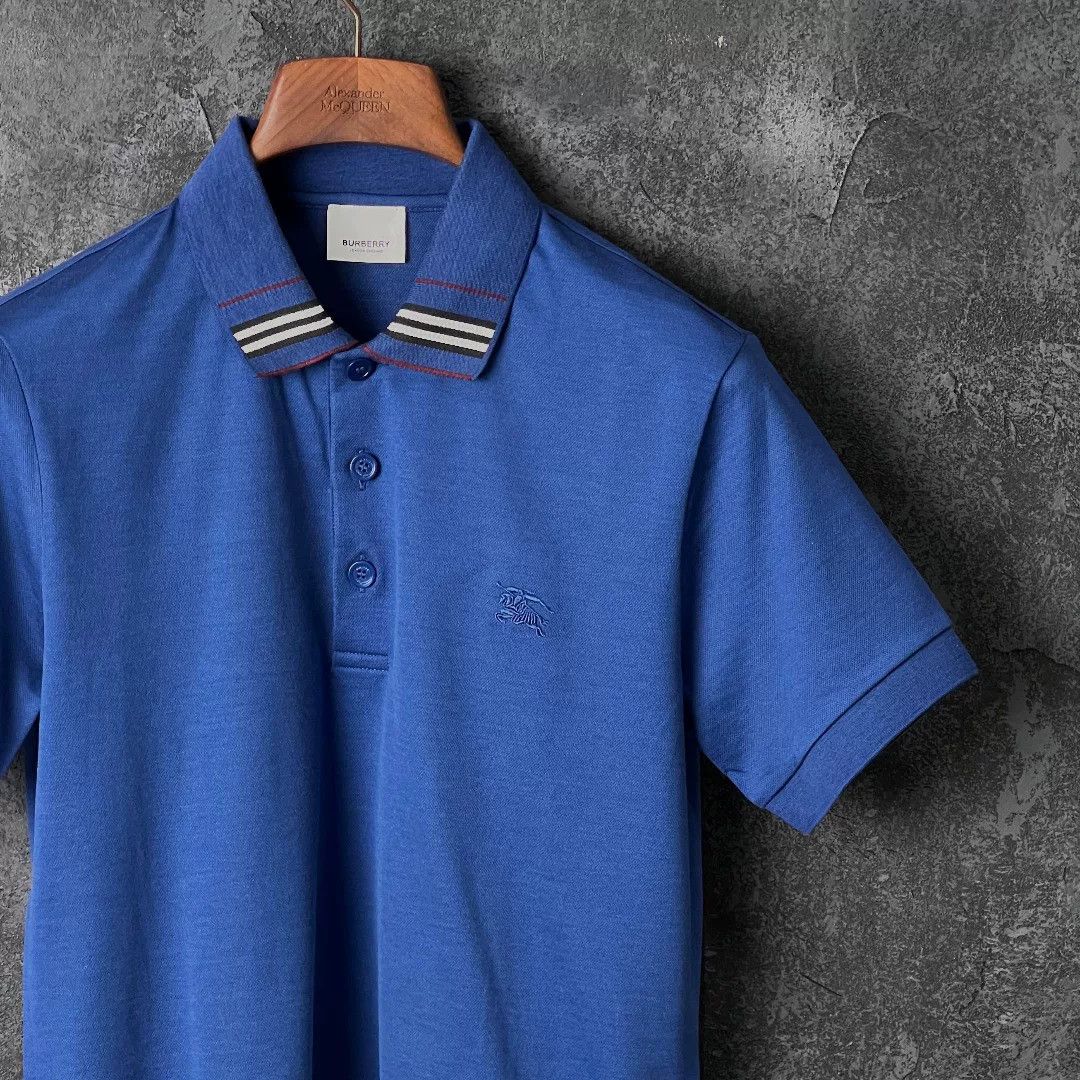 Burberry Burberry Cotton Blue Polo xs Men Size US XS / EU 42 / 0 - 3 Thumbnail