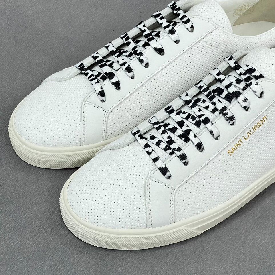 Saint Laurent Paris Saint Laurent Paris Leather Multi Lowtop Sneakers 7 Men Size US 7 / EU 40 - 3 Thumbnail